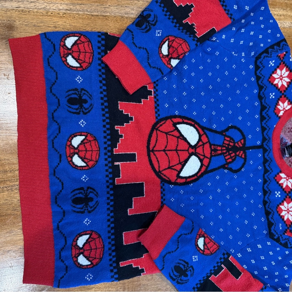 Marvel Spider-Man Sweater - Blue and Red